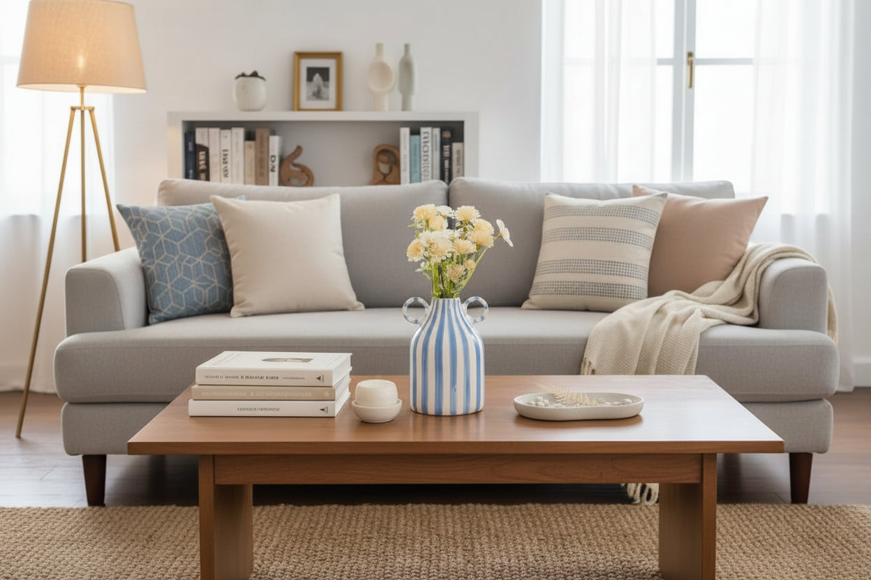 Vase en céramique peint à la main