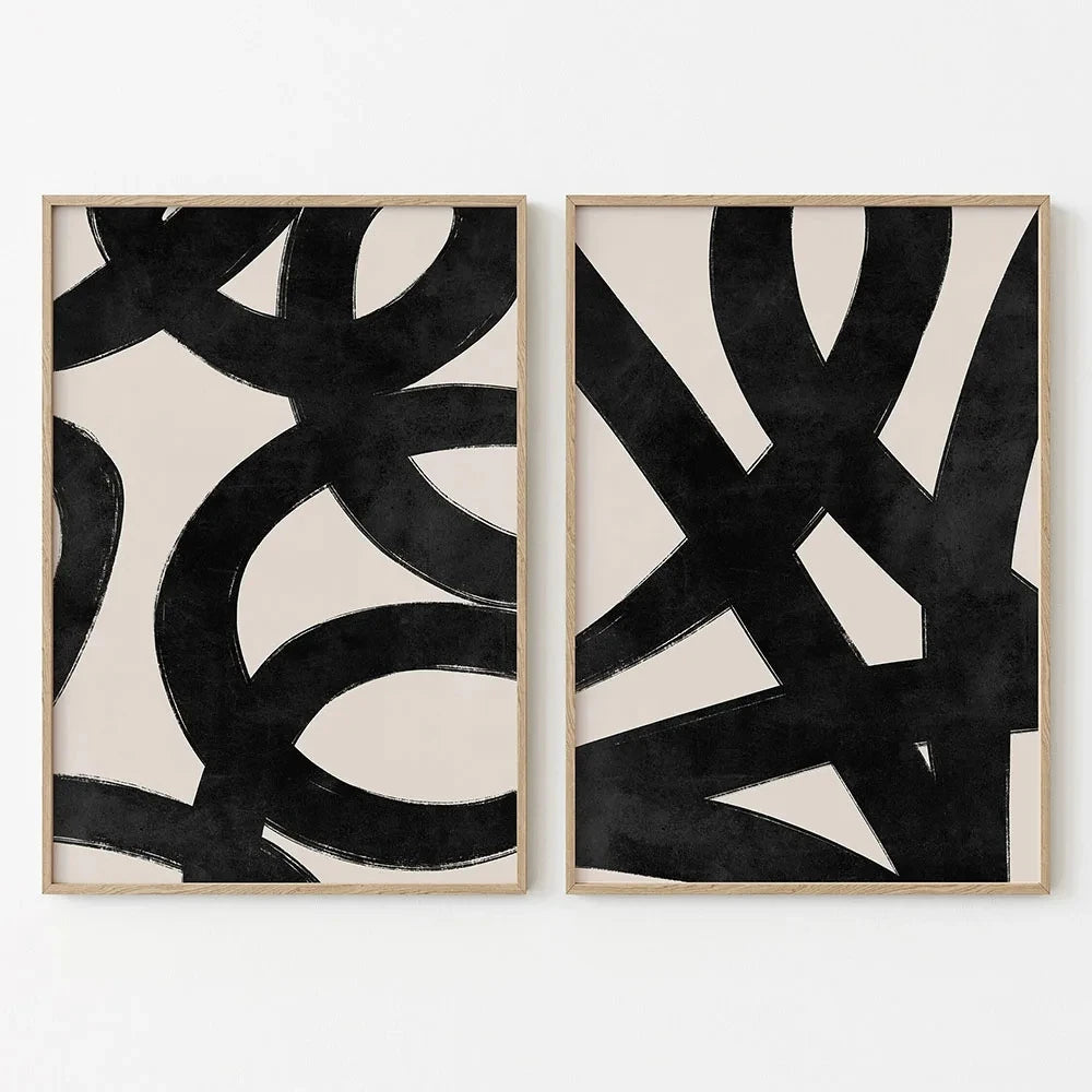 Affiche murale art abstrait moderne